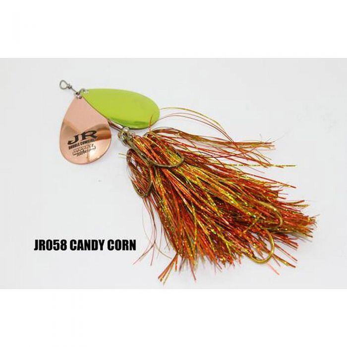 cowgirl fishing lures Musky Mayhem Tackle Jr Dbl Cowgirl Candy Corn JR058