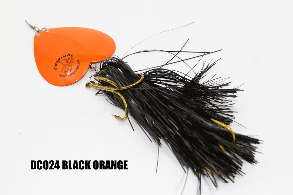 double cowgirl fishing lure with inline sinker Musky Mayhem Tackle Double Cowgirl